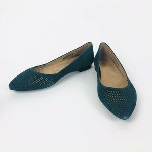 Vionic Womens 359 Posey Gem Teal Pointed Toe 10